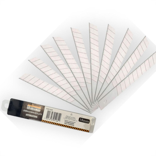 Starfer Lamina P/Estil,18Mm X 0,60 C/10 - Kit C/5 Pt Starfer Lamina P/Estil,18Mm X 0,60 C/10 - Kit C/5 Pt