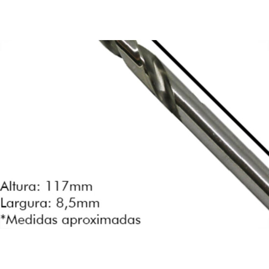 Irwin Broca Aco Rapido 8,5Mm - Kit C/5 Un