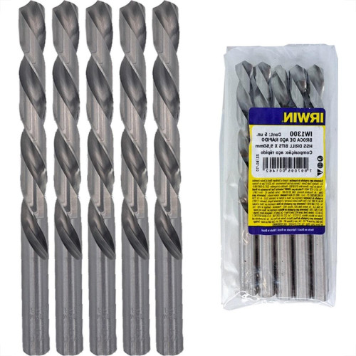 Irwin Broca Aco Rapido 9,5Mm - Kit C/5 Un