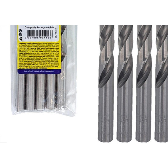 Irwin Broca Aco Rapido 9,5Mm - Kit C/5 Un