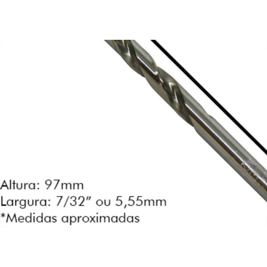 Irwin Broca Aco Rapido L 7/32 - Kit C/10 Un