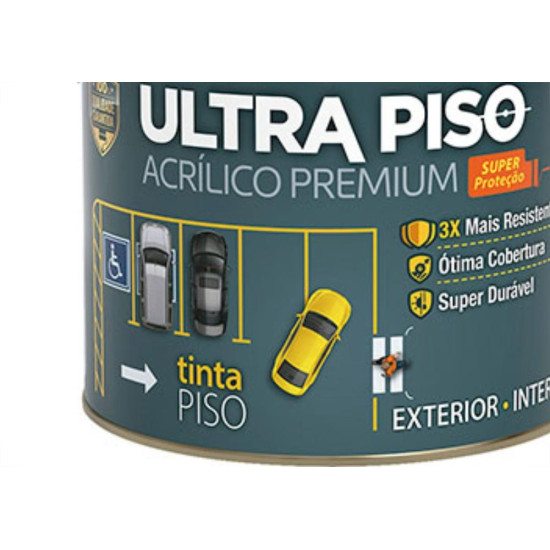 Eucatex Tinta  Piso 3,6Lt Verm.Seguranca