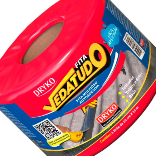 Dryko Fita Adesiva Multuso Cz.10Cmx10M Dryko Fita Adesiva Multuso Cz.10Cmx10M