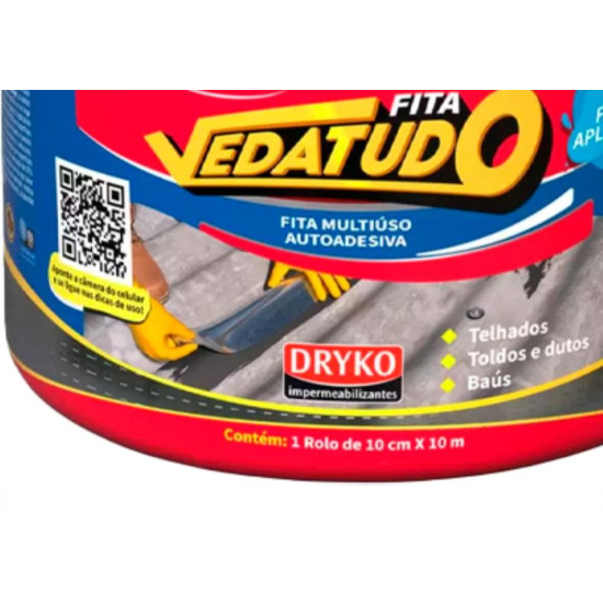 Dryko Fita Adesiva Multuso Cz.10Cmx10M Dryko Fita Adesiva Multuso Cz.10Cmx10M