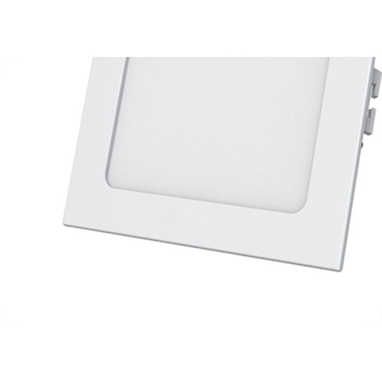 Black Lum.Led B&D Emb Qdr 12W 6500K Black Lum.Led B&D Emb Qdr 12W 6500K