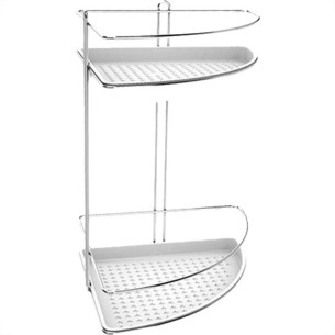 Stolf Porta Shampoo Dupla  Fd.Bco-679