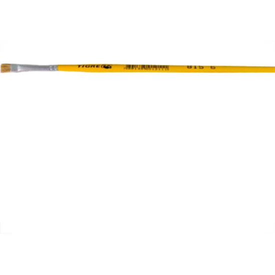 Tigre Pincel Chato Ref: 815 X 06 - Kit C/12 Pc