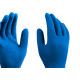 Imbat Luva Latex Forrada Azul 08 - Kit C/12 Pr
