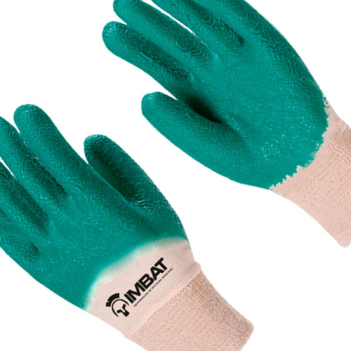 Imbat Luva Malha Latex Janela Vd 09 - Kit C/12 Pr
