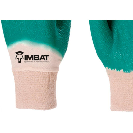 Imbat Luva Malha Latex Janela Vd 09 - Kit C/12 Pr