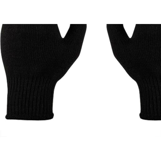 Imbat Luva Malha Preta - Kit C/12 Pr