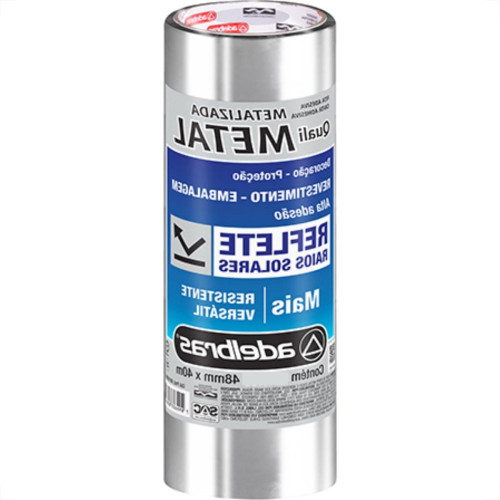Adelbras Fita Adesiva P/Embalagem Metaliz. 48X40 - Kit C/5 Rl Adelbras Fita Adesiva P/Embalagem Metaliz. 48X40 - Kit C/5 Rl
