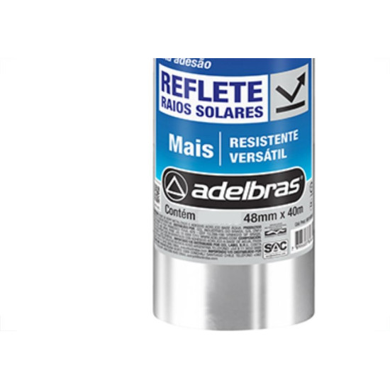 Adelbras Fita Adesiva P/Embalagem Metaliz. 48X40 - Kit C/5 Rl Adelbras Fita Adesiva P/Embalagem Metaliz. 48X40 - Kit C/5 Rl