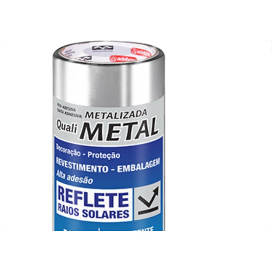 Adelbras Fita Adesiva P/Embalagem Metaliz. 48X40 - Kit C/5 Rl Adelbras Fita Adesiva P/Embalagem Metaliz. 48X40 - Kit C/5 Rl