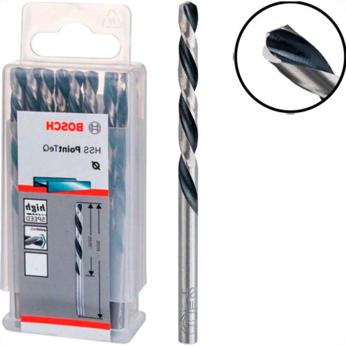 Bosch Broca Aco Rapido Pointteq 8.5Mm - Kit C/10 Pc Bosch Broca Aco Rapido Pointteq 8.5Mm - Kit C/10 Pc