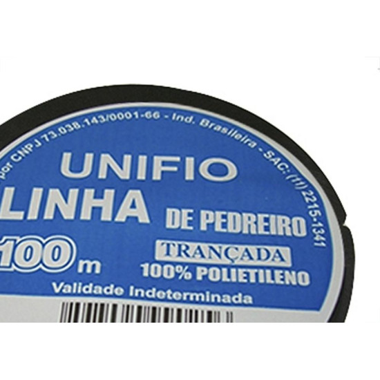 Unifio Linha P/Ped.Lisa C/100Mt - Kit C/12 Pc