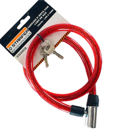 Starfer Cadeado P/Moto Art.16Mm-1,0Mt Starf Starfer Cadeado P/Moto Art.16Mm-1,0Mt Starf