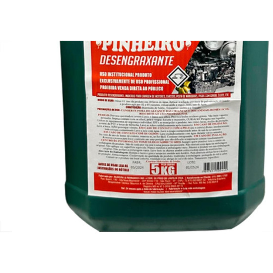 Pinheiro Desengraxante Liquido 5Lt Pinheiro Desengraxante Liquido 5Lt