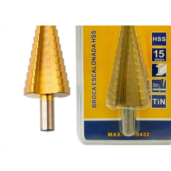 Strong Broca Escalonada Ctp 4-32Mm