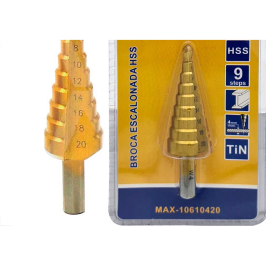 Strong Broca Escalonada Ctp 4-20Mm