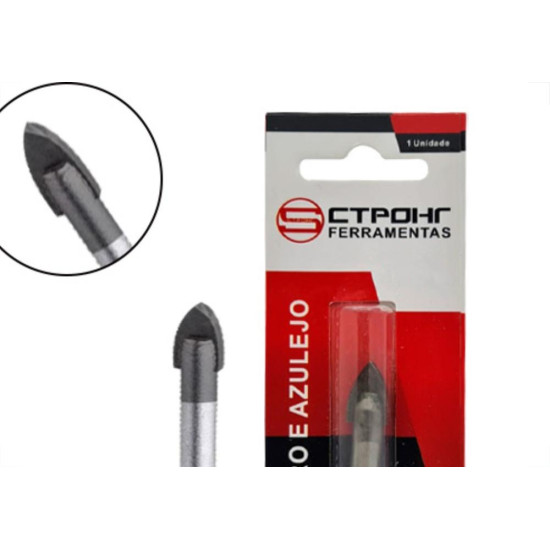 Strong Broca P/Vidro/Porc.Tungst Ctp 10Mm