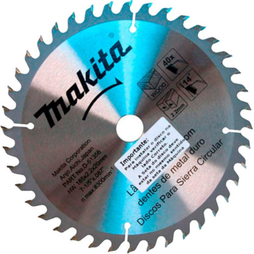 Makita Serra Widea 7.1/4X40X20 -356 Makita Serra Widea 7.1/4X40X20 -356