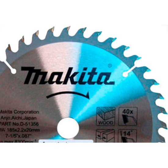 Makita Serra Widea 7.1/4X40X20 -356 Makita Serra Widea 7.1/4X40X20 -356