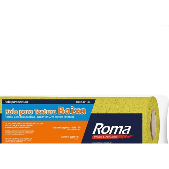 Pinceis Rolo P/Text Roma Alta 23Cm-432 Pinceis Rolo P/Text Roma Alta 23Cm-432