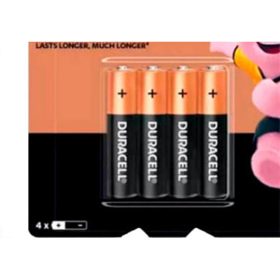 Duracell Pilha Alcalina Aaa C/04 Duracell Pilha Alcalina Aaa C/04