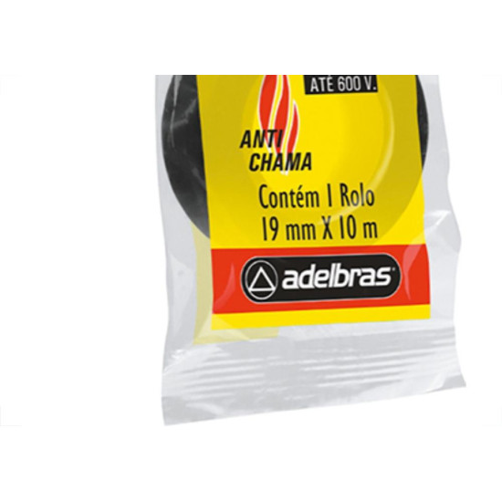 Adelbras Fita Isolante 19 X 10Mt Adelbras Fita Isolante 19 X 10Mt