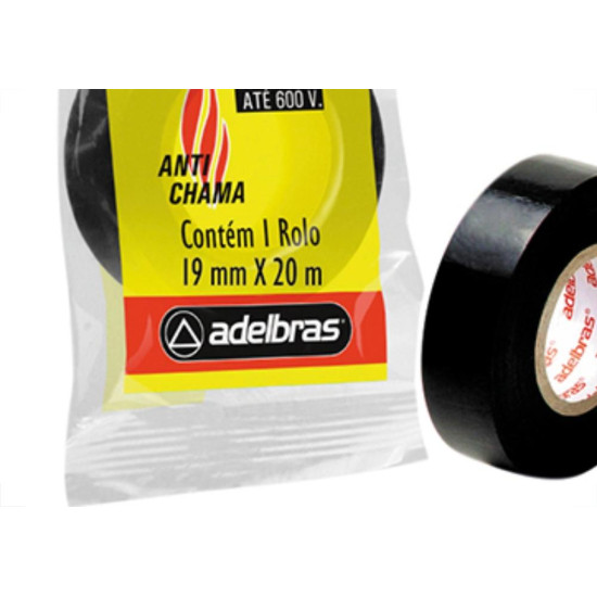 Adelbras Fita Isolante 19 X 20Mt Adelbras Fita Isolante 19 X 20Mt