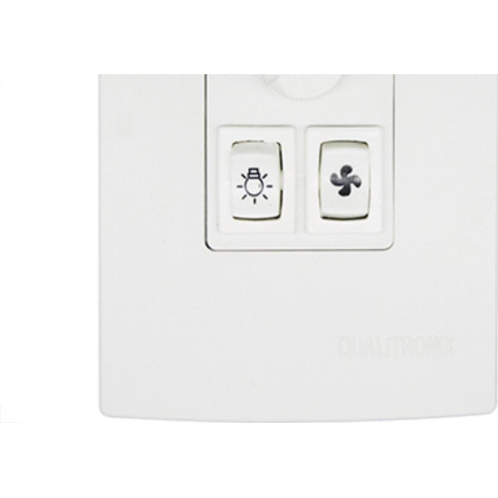 Qualitronix Controle Vent/Lamp 1 Lampada-Qv371