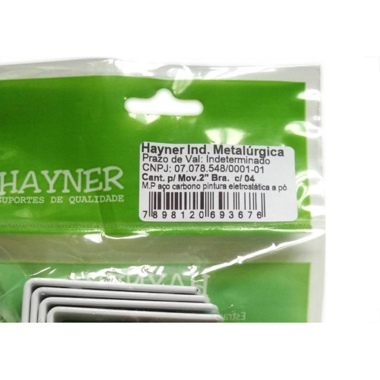 Hayner Cantoneira P/Moveis Br,2 C/4 Hayn Hayner Cantoneira P/Moveis Br,2 C/4 Hayn
