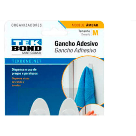 Tek Gancho Ambar Branco,M C/02