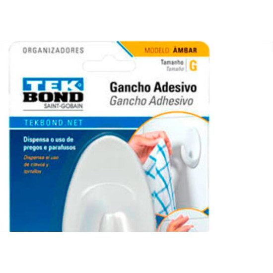 Tek Gancho Ambar Branco.G