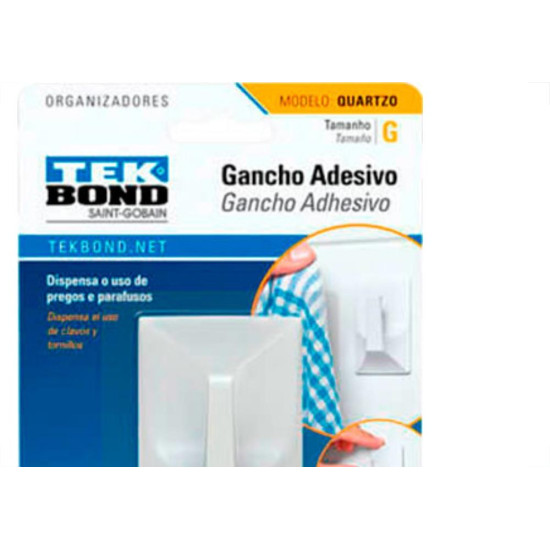 Tek Gancho Quartzo Branco.G