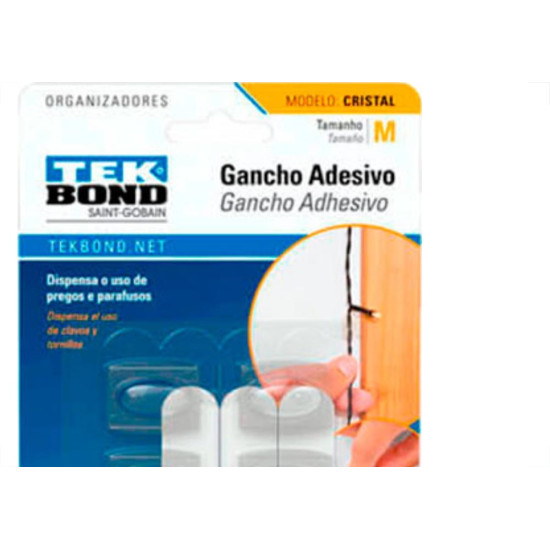 Tek Gancho Cristal Transpar,M C/06