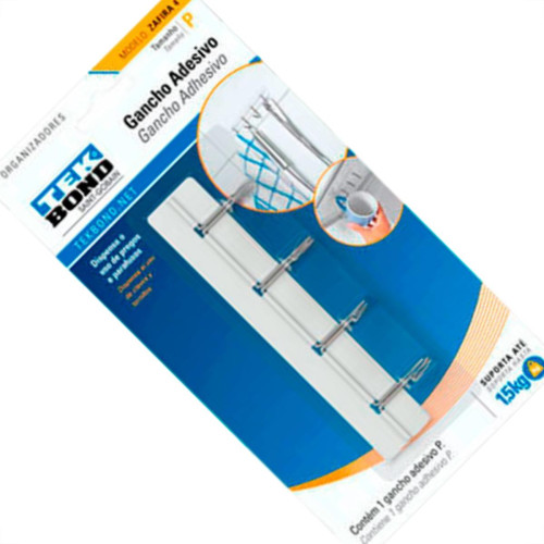 Tek Gancho Zafira Branco/Metal P