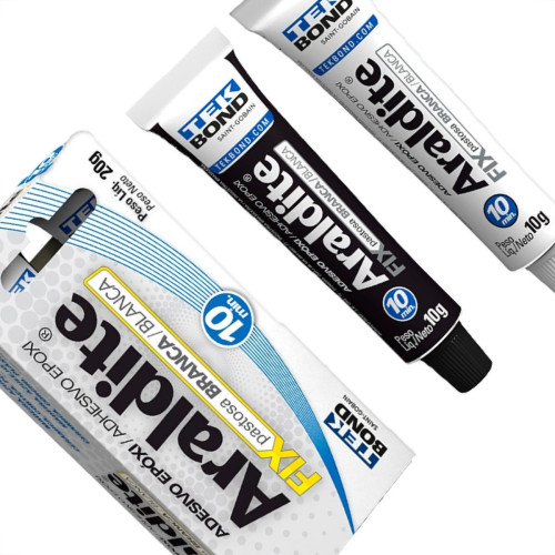 Tek Bond Araldite Fix Branca 20Gr Tek Bond Araldite Fix Branca 20Gr