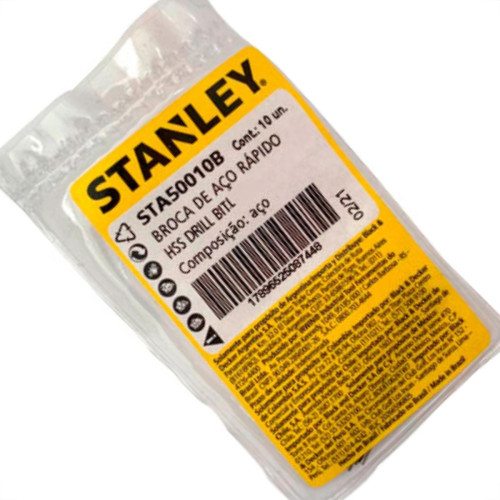 Stanley Broca Aco Rapido 7,0 Mm - Kit C/10 Pc