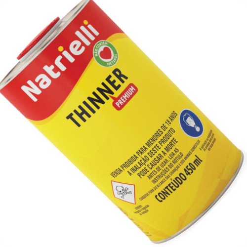 Natrielli Thinner 8100 450 Ml - Kit C/12 La