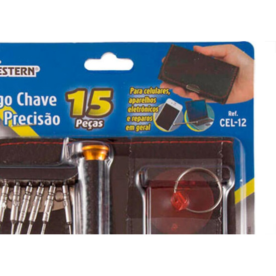 Western Jg.Chave Precisao West.C/15Pc-Cel12