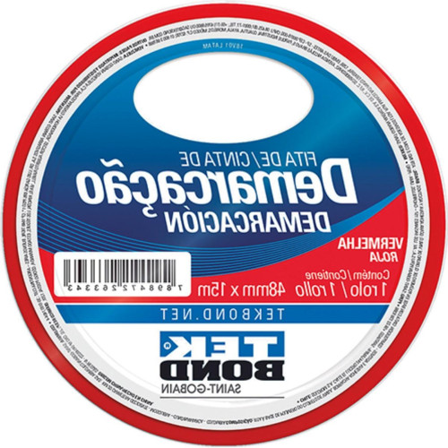 Tek Fita Demarcao Solo 48Mmx15M-Verm