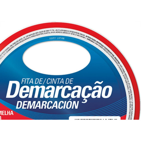 Tek Fita Demarcao Solo 48Mmx15M-Verm