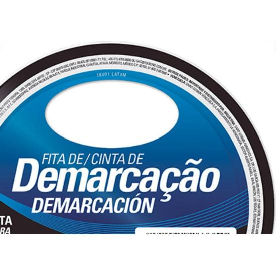 Tek Fita Demarcao Solo 48Mmx15M-Preta