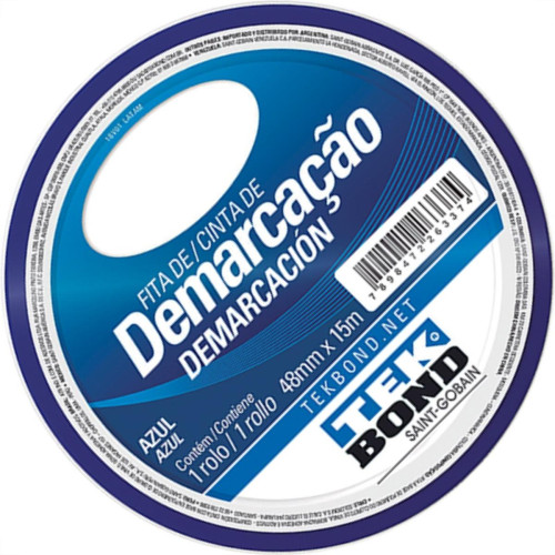 Tek Fita Demarcao Solo 48Mmx15M-Azul