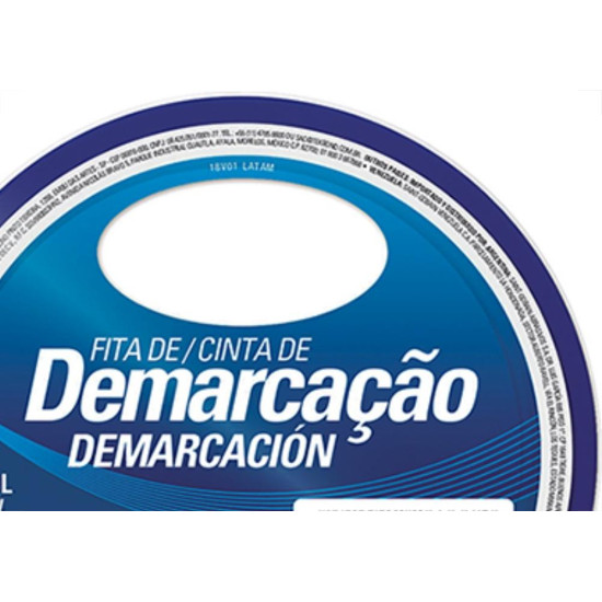 Tek Fita Demarcao Solo 48Mmx15M-Azul