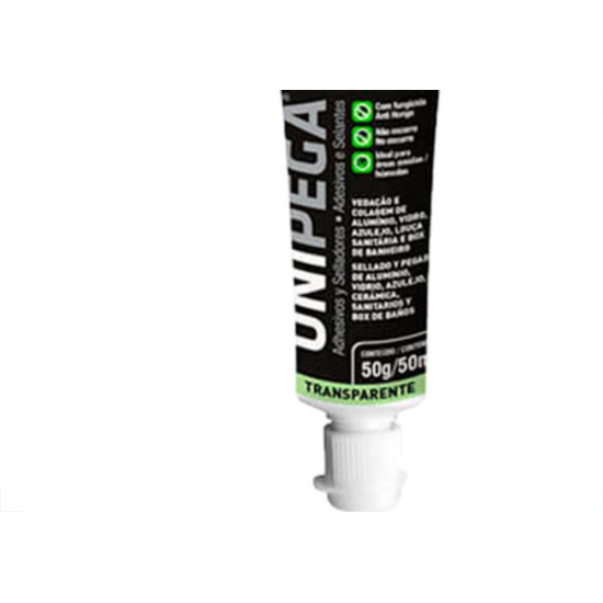 Unipega Silicone Unipeg Acet.Inc 50Ml/50G - Kit C/24 Un