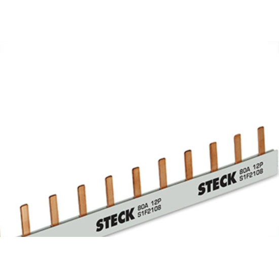 Steck Barramento Mono 1X12 Din 80A