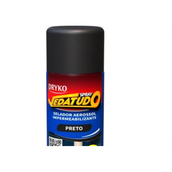 Dryko Spray Imperm. Preto 400Ml